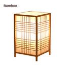 Axyaa Bamboo Study Table Lamp - Japanese Style Warm Decoration