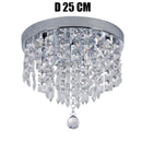 Axyaa Crystal LED Ceiling Chandelier for Modern Home Decor Lighting