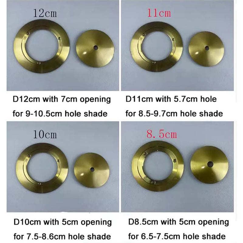 Axyaa Metal Lampshade Holder for Magic Bean Glass Shade