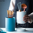 Axya Ceramic Chopstick Holder Spoon Storage Tube