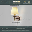 Axyaa LED Retro Cable Switch Wall Lamp for Living Room & Bedroom