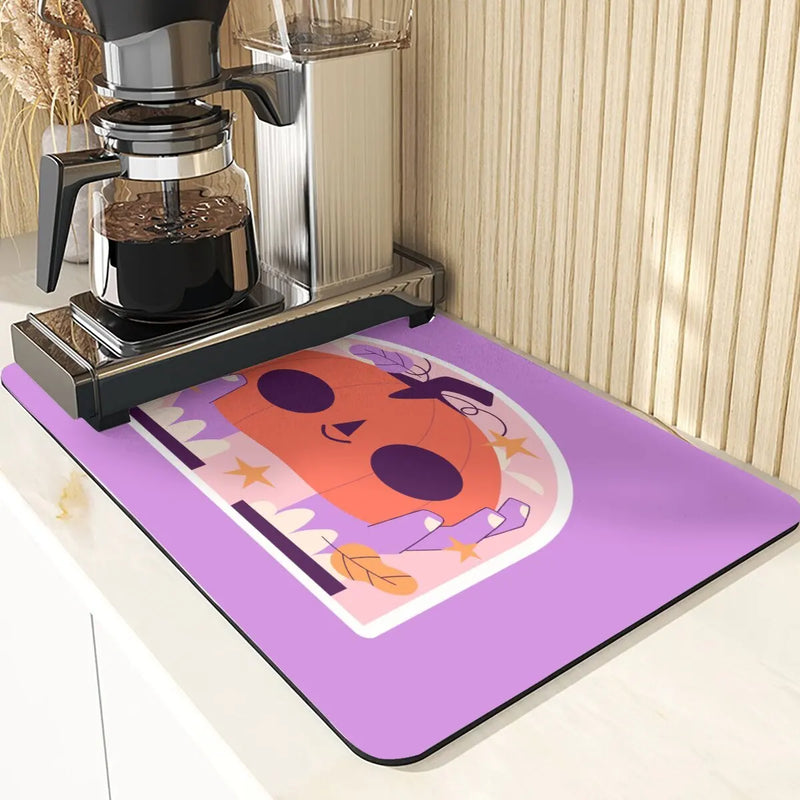 Axyaa Halloween Pumpkin Table Mouse Pad Set