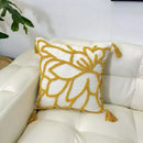 Axyaa Nordic Chenille Velvet Pillowcase for Bedside Bedroom and Sofa