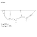 Axyaa Glass Ball Pendant Light: French Minimalist Necklace Style for Home & Living Room