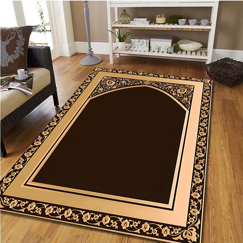 Axyaa Muslim Prayer Non-slip Carpet Room Mat for Kitchen Bathroom Floor