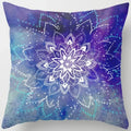 Axyaa Floral Landscape Square Pillowcase