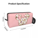 Axyaa Minnie Mouse Makeup Bag Cosmetic Pouch - Cute Cartoon Merch for Girl Woman