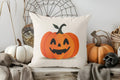 Axyaa Halloween Ghost and Pumpkins Decor Pillow Cover for Sofa Bedroom Car