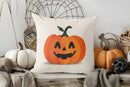 Axyaa Halloween Ghost and Pumpkins Decor Pillow Cover for Sofa Bedroom Car