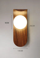 Axyaa Walnut Pebble LED Ceiling Light - Home Decorative Lamp