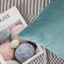 Axyaa Plush Velvet Waist Cushion Cover | Ultra Soft Decorative Pillowcase