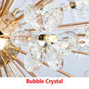 Axyaa Dandelion Crystal Chandelier Ball Pendant Ceiling Lamp for Dining Living Room