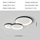 Axyaa Smart LED Ceiling Lamp Dimmable Lighting Fixture for Living Room Bedroom