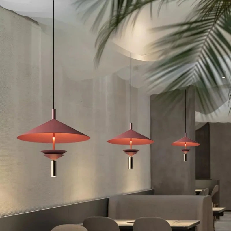 Nordic UFO Pendant Light for Dining Bar Living Room, Axyaa Designer Hanging Lamp