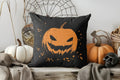 Cute Ghosts with Stars Halloween Pillow Cover by Axyaa