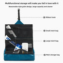 Axyaa Portable Men's Toiletry Bag: Foldable, Compact, Ideal for Travel, Camping, Business