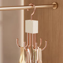 Axyaa Rotating Multi-Claw Belt Rack & Closet Organizer