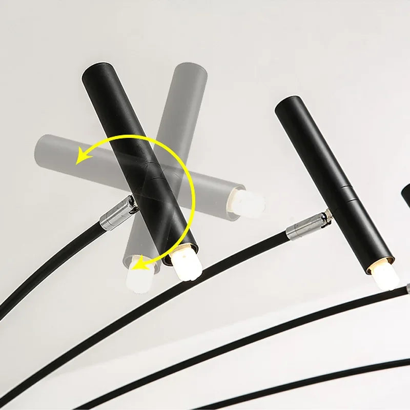 Axyaa Nordic Restaurant Pendant Light Modern LED Suspension Lamp