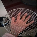 Axya Stainless Steel Round BBQ Grill Net Meshes Rack Grid Grate Outdoor Mesh Wire Net