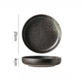 Axyaa Ceramic Tableware Collection: Kiln Changes Salad Dessert Plates Pasta Soup Molecular Dish