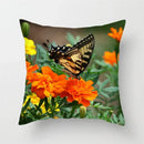 Sunflower Rose Dandelion Floral Cushion Cover for Home Decor 45X45CM by Axyaa