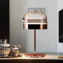 Axyaa Glass Light Luxury Lamp for Living Room Bedroom Inspired by Italian Design
