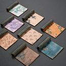 Axyaa Chinese Painted Tea Napkin Tea Ceremony Towel Placemat Set