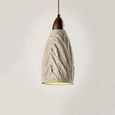 Axyaa Micro Cement Wabi Sabi Chandelier for Zen Tea Room & Bedroom Lighting
