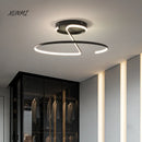 Axyaa LED Ceiling Lamp: Modern Minimalist Round High-grade Dimmable Light for Home Décor