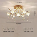 Axyaa High Gloss K9 Glass Ceiling Lamps - Modern, Luxurious Lighting Fixtures for Home Decor