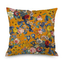 Axyaa Night Rose Linen Pillowcase - Decorative Floral Pillow Covers for Home Decor