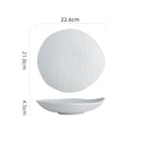 Axyaa Water Ripple Ceramic Plate - Restaurant Tableware