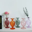 Axyaa Glass Vase Art Decor for Home Living Room Flower Arrangement