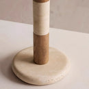 Axyaa Solid Wood Ceramic Table Lamp | Elegant Bedside Nightstand Light