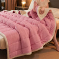 Axyaa Cozy Coral Fleece Blanket - Soft Fluffy Velvet Throw for Bed & Sofa
