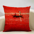 Axyaa African National Style Linen Cushion Cover 45x45cm for Sofa Decor and Artistic Home Decor