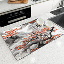Meihua Scenery Large Kitchen Draining Mat by Axyaa