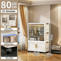 Axyaa Transparent Foldable Wardrobe - Large Capacity Bedroom Organizer