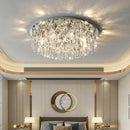 Axyaa Crystal Ceiling Lamp: Modern LED Luxury for Bedroom & Living Room Lighting
