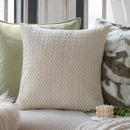 Axyaa Green Floral Throw Pillow Cover - 45X45 Square Cushion for Home Decor