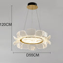Axyaa LED Chandelier Lighting for Living Room Salon Bedroom Dining Room