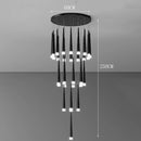 Axyaa Modern Stair Pendant Lights Chandelier LED Ceiling Lamp for Living Room