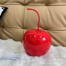 Axyaa Cherry Glass Desk Lamp USB Night Light for Home Decor