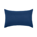 Axyaa Checkered Stripe Pillowcase Blue Series 45x45cm Home Office Decor