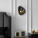 Axyaa Nest White Black Texture LED Wall Lamp