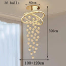 Axyaa Luxury Crystal Chandelier, Bedroom Ceiling Light, Living Room Pendant Lamp