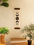 Moon Phase Butterfly Tapestry Macrame Wall Hanging by Axyaa