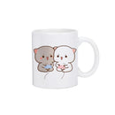 Axyaa Kawaii Panda Bear Mocha Cat Christmas Mug Mugs Set Original Drinkware