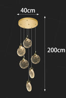 Axyaa Crystal Chandeliers: Modern LED Ceiling Hanging Lights for Living Room