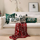 Axyaa Cozy Christmas Tree Cushion Cover - Soft, Tufted, Simple Home Decor